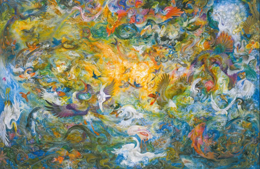The Fifth Day of Creation by Mahmoud Farshchian